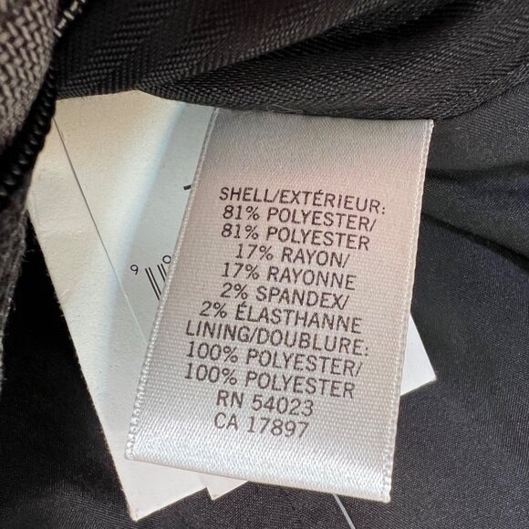 BANANA REPUBLIC Women's Jackson Fit Curvy Gray Trousers Dress Pants Size 12 NEW - Picture 9 of 13